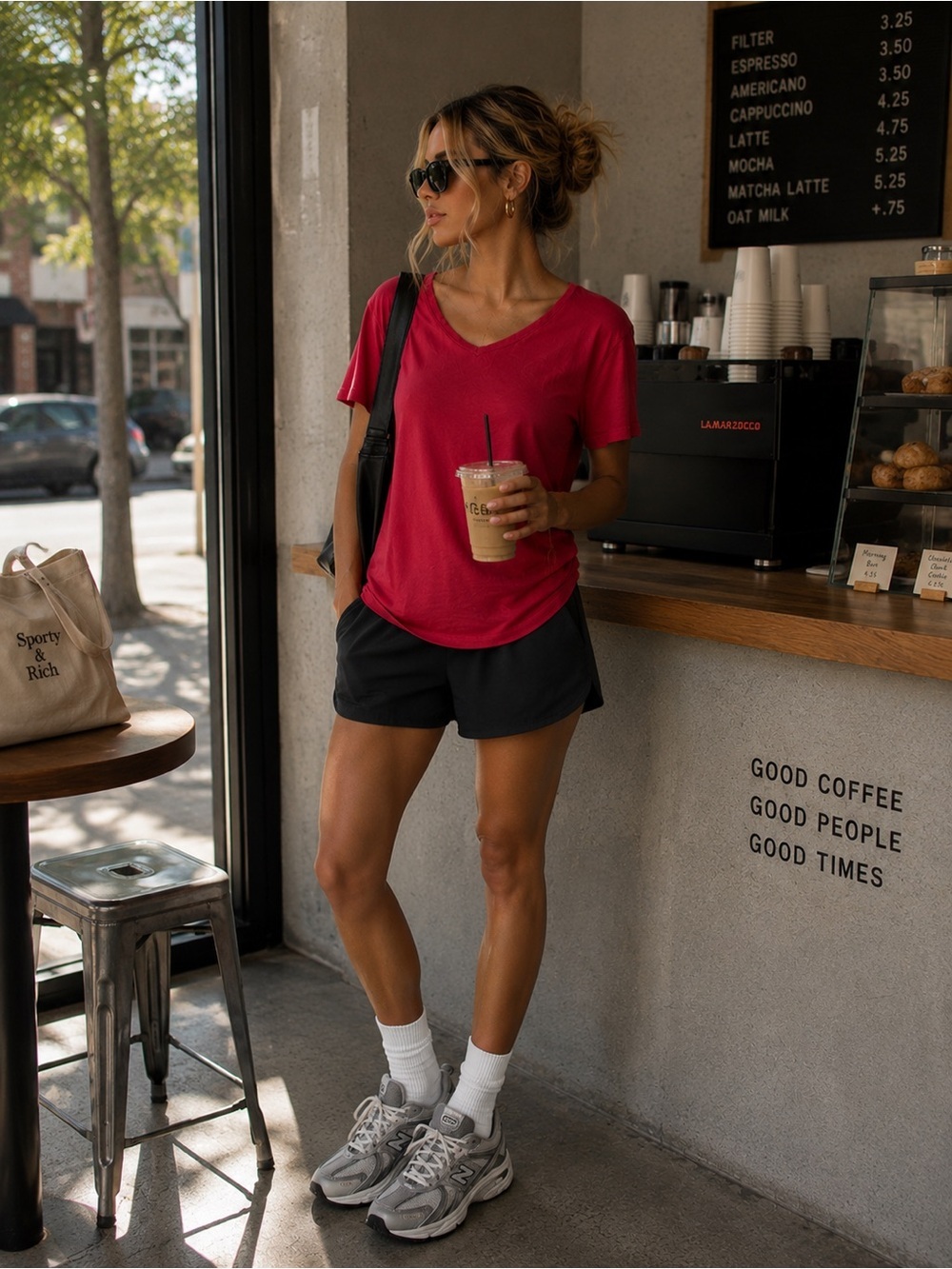 Joe Fresh Pink Slub Relaxed T-Shirt Tee XS